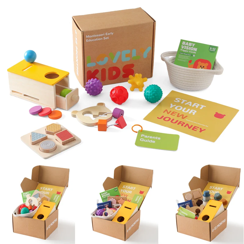 Juguete Montessori de madera para bebé, caja de cajón de Macaron permanente, tambor ocupado, forma de Color, cognición, partido, juguetes sensoriales educativos