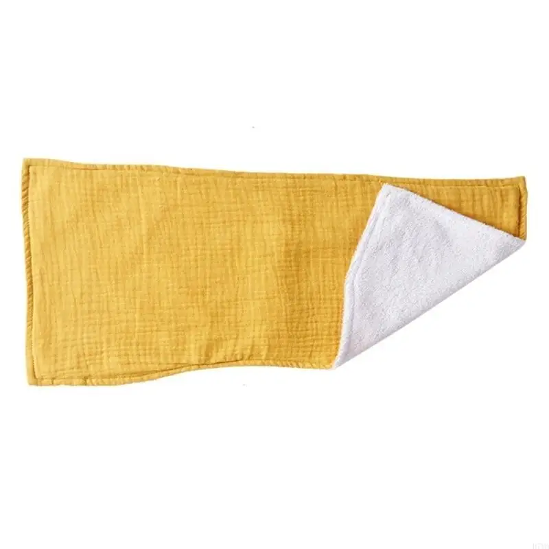 Baberos alimentación D7YD, paños para eructar 6 capas para bebés, toalla para eructar rectangular, Baberos algodón y - imagen 3