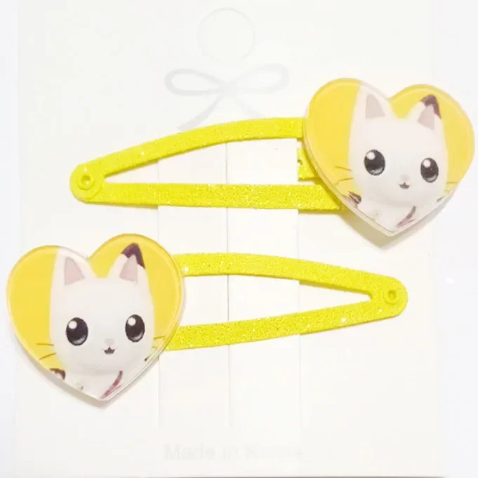 Gabby-Pinzas para el pelo Kawaii para niña, horquilla bonita de dibujos animados, sombreros creativos de Anime, joyería de moda, accesorios para la cabeza, regalos - imagen 5