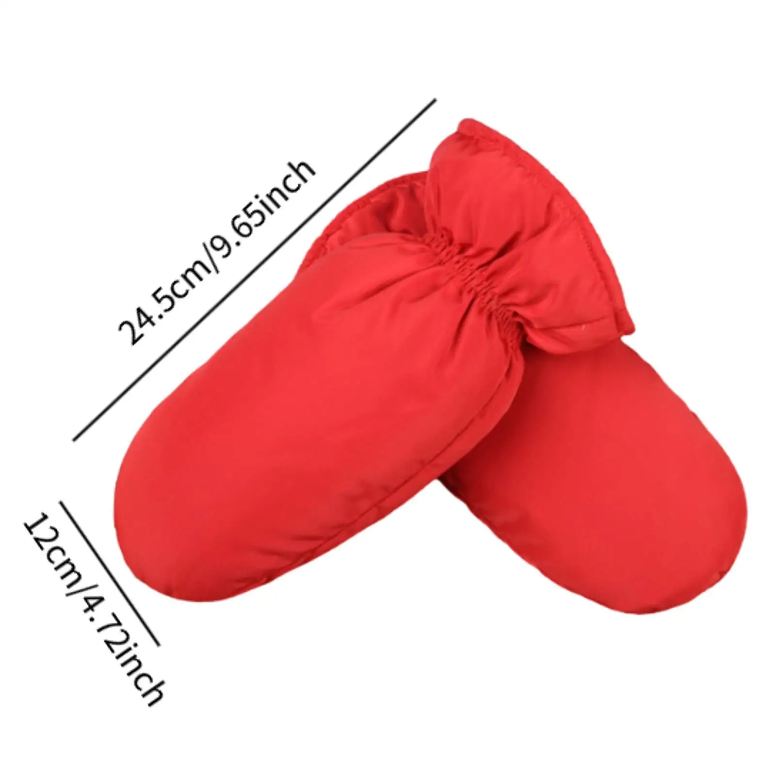 Down Mittens Winter Snow Mittens Lightweight Warm Thermal Insulated Ski Gloves Cold Weather Gloves for Running Driving Biking