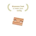 1pc concave track