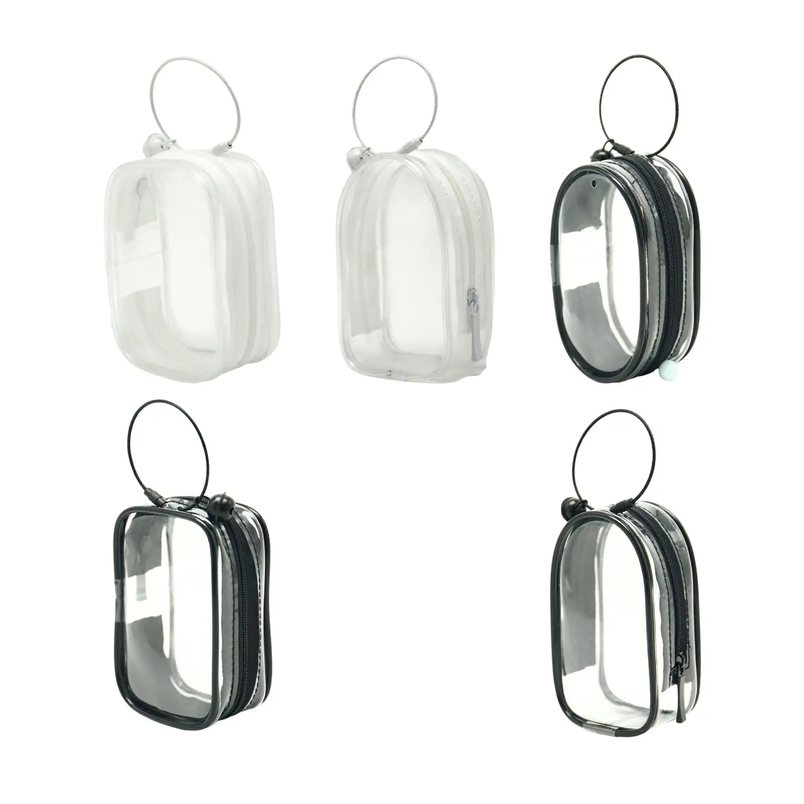Figure Display Bag Hanging Organizer Collectors Small Doll Storage Bag Mini Transparent Bag Outdoor Doll Bag for Mini Figure