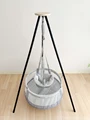 Swing hanging basket