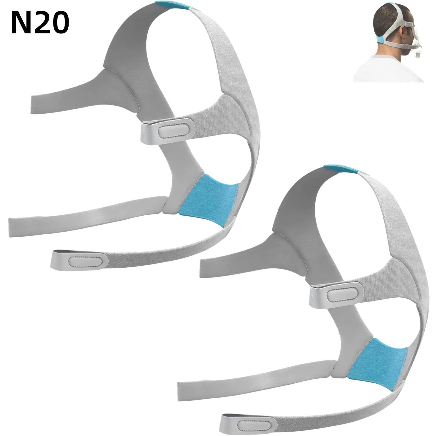 N20 AirTouch correa de repuesto CPAP unisex suave cómoda