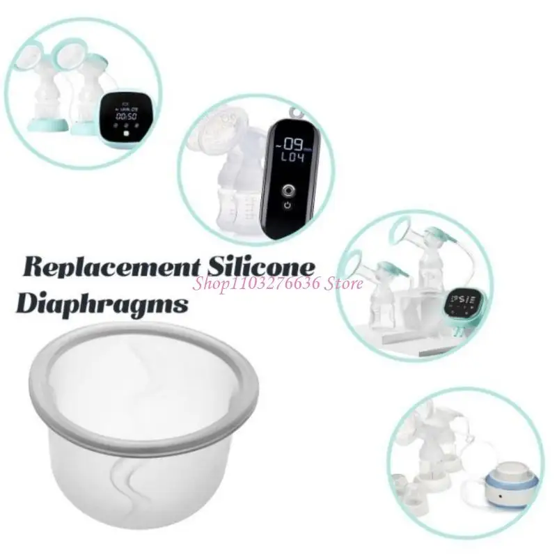 Diafragma silicona para extractor leche, pieza esencial para cuidado posnatal R6FD, Compatible con todos - imagen 2