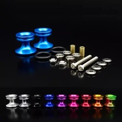 Rodillos antivuelco de aleación para Mini 4WD – Dobles de goma suave