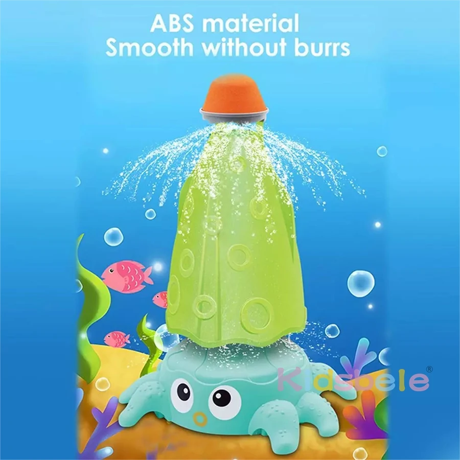 Cohete rociador de agua infantil – Juguete giratorio para el patio de verano - imagen 3