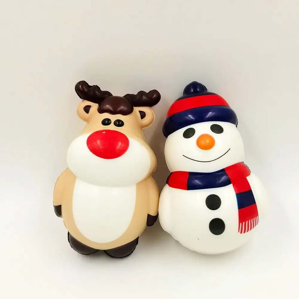 Juguete antiestrés reno navideño Squishy suave para niños - imagen 2