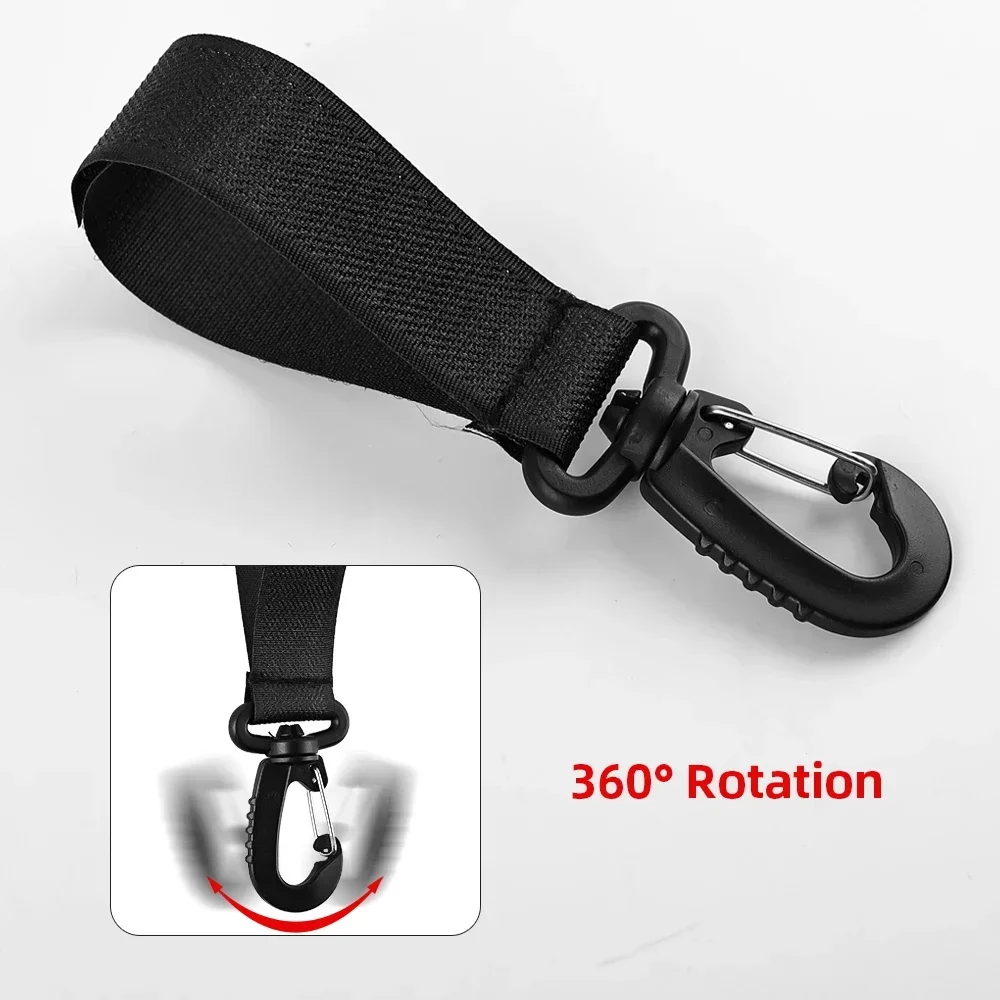 Ganchos de aleación de aluminio para cochecito, hebillas de 5/10 piezas, organizador de carrito, bolsa de pañales, gancho para carrito de compras, percha para cochecito - imagen 4