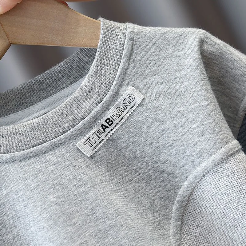 Conjunto infantil sudadera manga larga cuello redondo otoño invierno - imagen 4