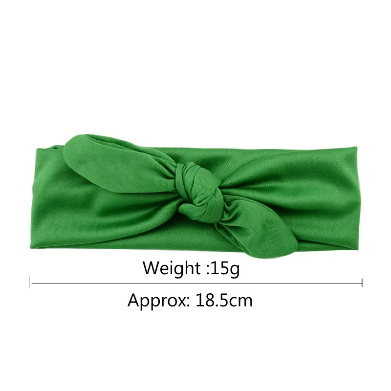 Diadema de nailon para bebé, turbante con lazo de conejo suave, bandas para el cabello para niña, accesorios elásticos para el cabello 2024 - imagen 4