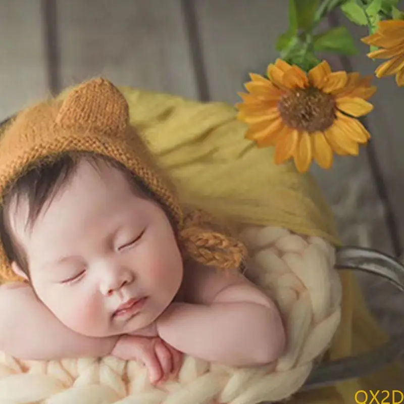 Cubierta pañales amigos envoltura suave QX2d para accesorios asistente fotografía recién nacida - imagen 3