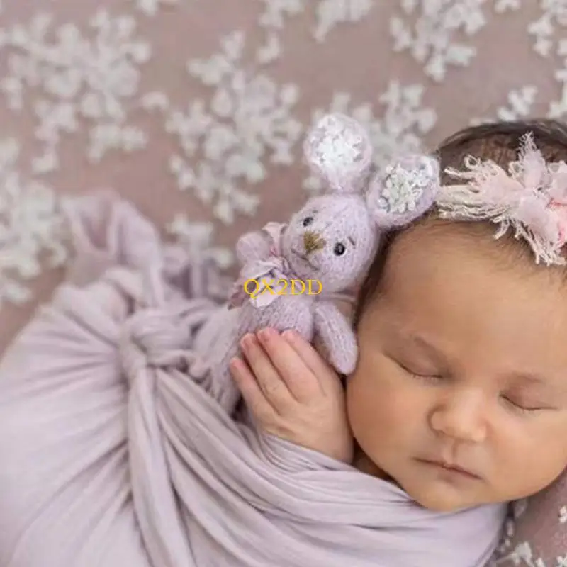 Manta para fotos de bebé infantil decorativa de sesiones - imagen 4