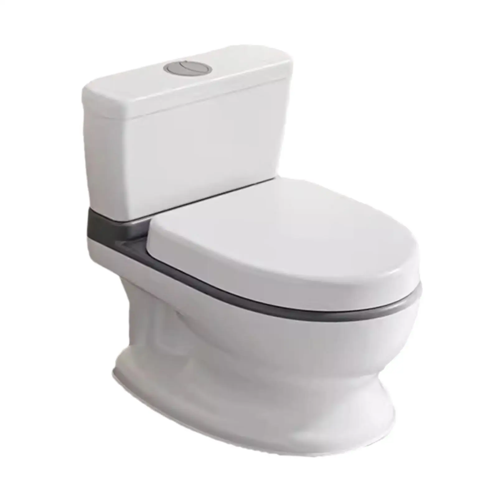 Children's Potty Toilet Simulation Training Seat with Music Comfortable Non Slip Chair for Toddler Toilet Learning