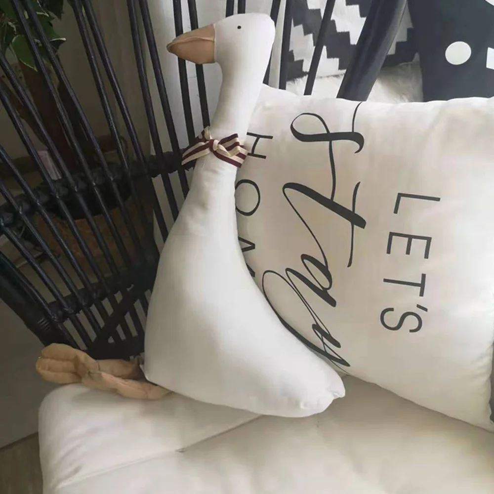 Muñeco de ganso nórdico para bebé, muñeco de ganso de dibujos animados para dormir, decoración del hogar, juguete de peluche, muñeca de regalo - imagen 2
