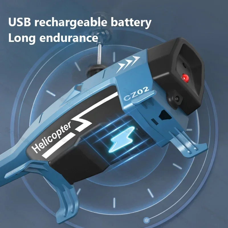 Helicóptero RC con evitación de obstáculos eléctrico para niños - imagen 2