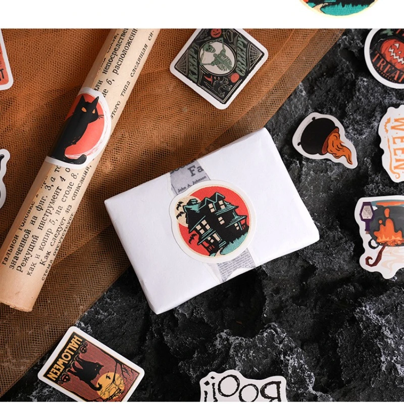 Caja manualidades Halloween niños con pegatinas graffiti y calcomanías - imagen 5