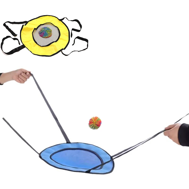 Children Adult Outdoor Interactive Collaboration Game Parent Child Party Elastic Disc Paddle Ball Fun Game Throwing Training Toy - imagen 2