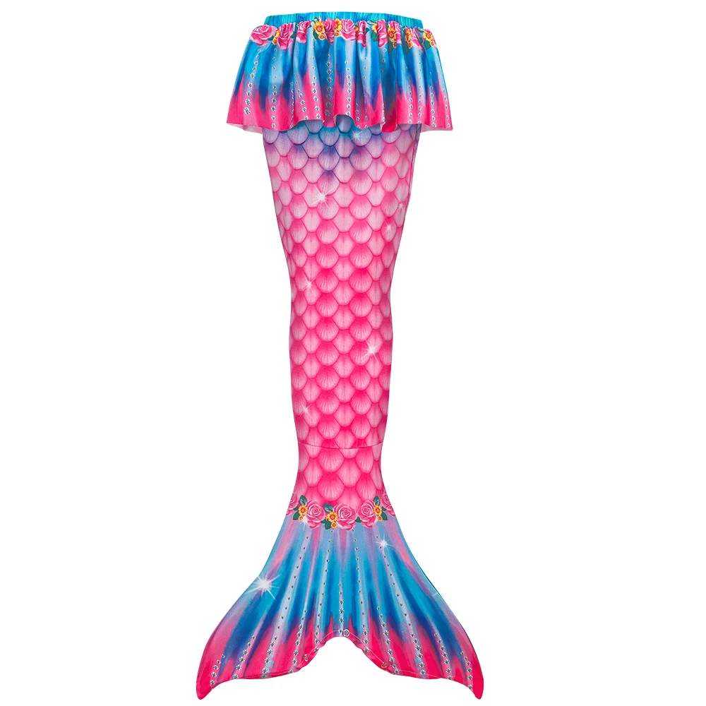 Bañador con cola de sirena para niña – conjunto bikini princesa playa - imagen 5