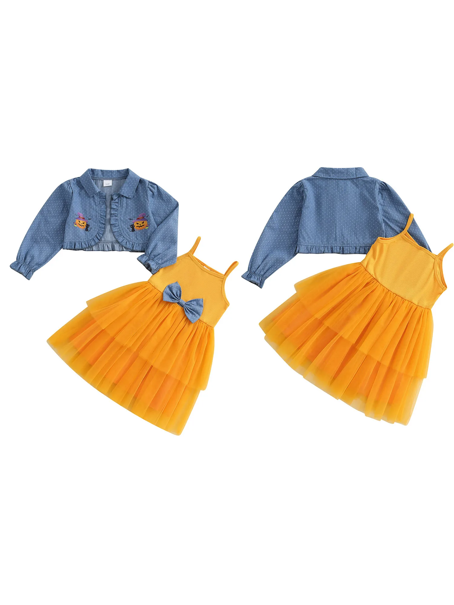 Chaqueta con estampado de calabaza del conjunto Tregren