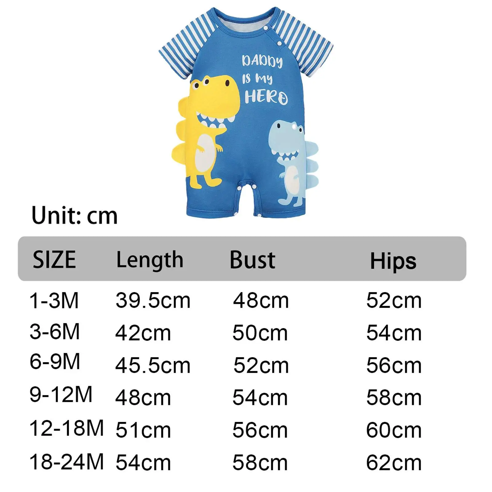 Baby Short Sleeve Rompers Summer with Dinosaur Print Infant Coveralls for Home Daily Wear Photography Props Party Holiday