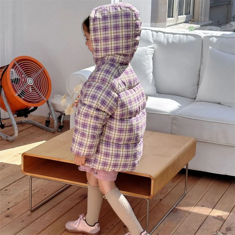 Parkas algodón con capucha infantil de niña otoño invierno - imagen 5