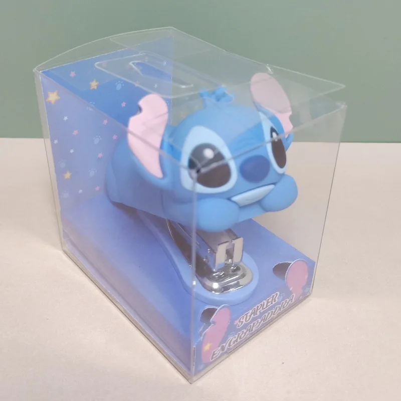 Mini grapadora de punto de Disney, grapadora portátil de dibujos animados de Anime, máquina de encuadernación de papel, papelería de moda, suministros de oficina - imagen 3