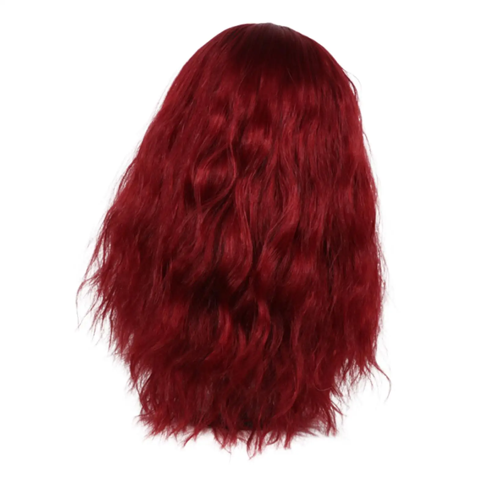20cm BJD Doll Wig Air Supplies Heat Resistance Fiber Cute for 33-36cm Head Handmade Long Hair