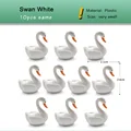 10pcs White Swan