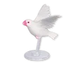 white bird wings up