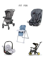 Cojín asiento para cochecito bebé - acolchado algodón transpirable