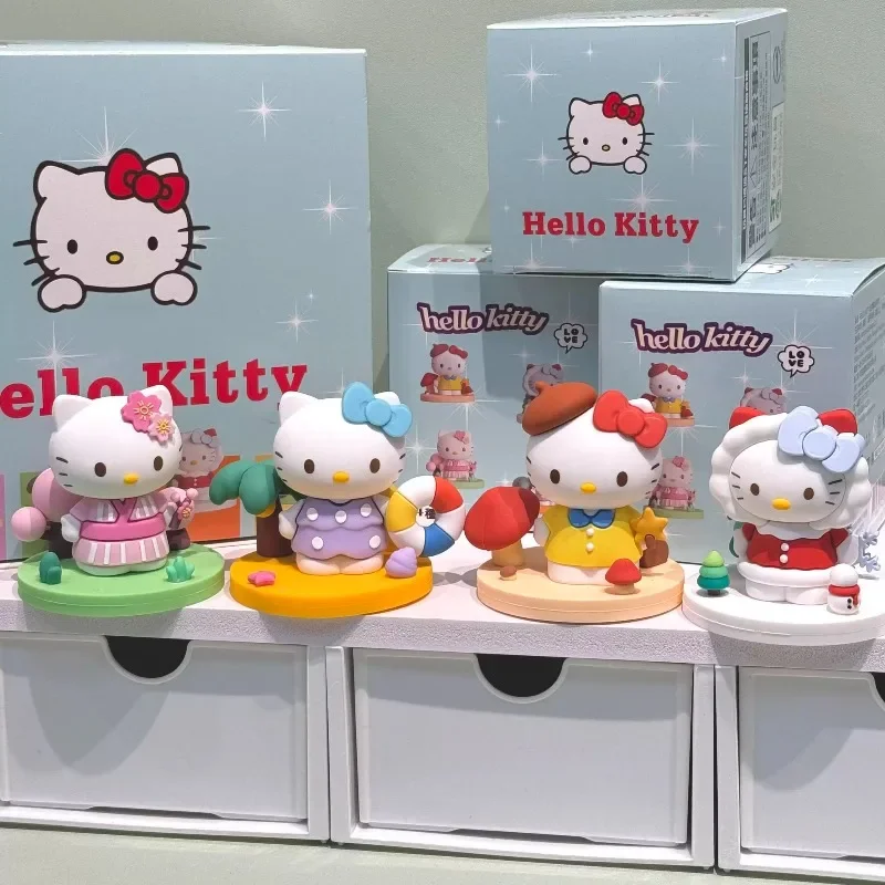 Sanrio Hello Kitty muñeca figura vestido de cuatro estaciones - imagen 2