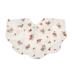 Babero de algodón suave para bebé – Diseño ondulado