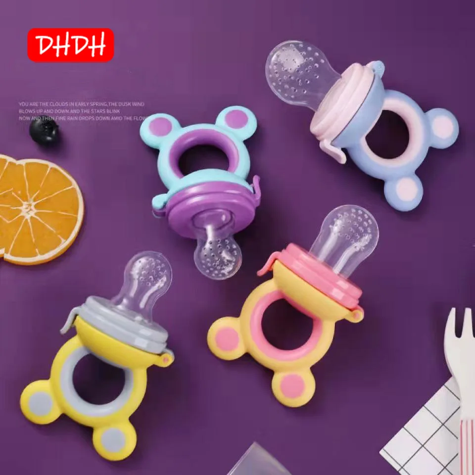 Set mordedor y alimentador de fruta para bebés sin BPA - imagen 5