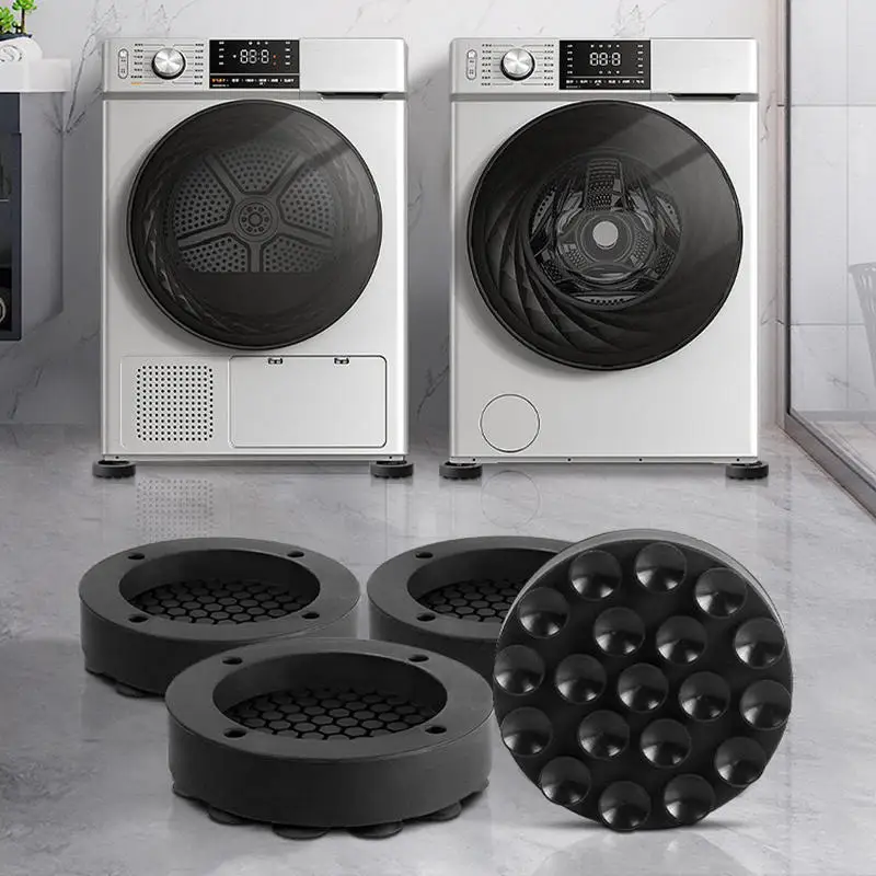 Nuevo 4 Uds. Almohadillas absorbentes de golpes de silicona para el hogar con ventosa almohadilla antideslizante para pies marco de Base alta soporte de ventosa silencioso