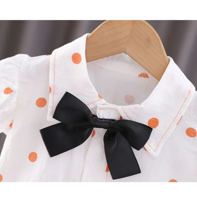 Conjunto de algodón para bebé niña – Camiseta y bermudas verano - imagen 5