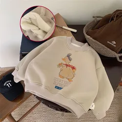 Sudadera de felpa unisex para niños – Cálida y suave en invierno