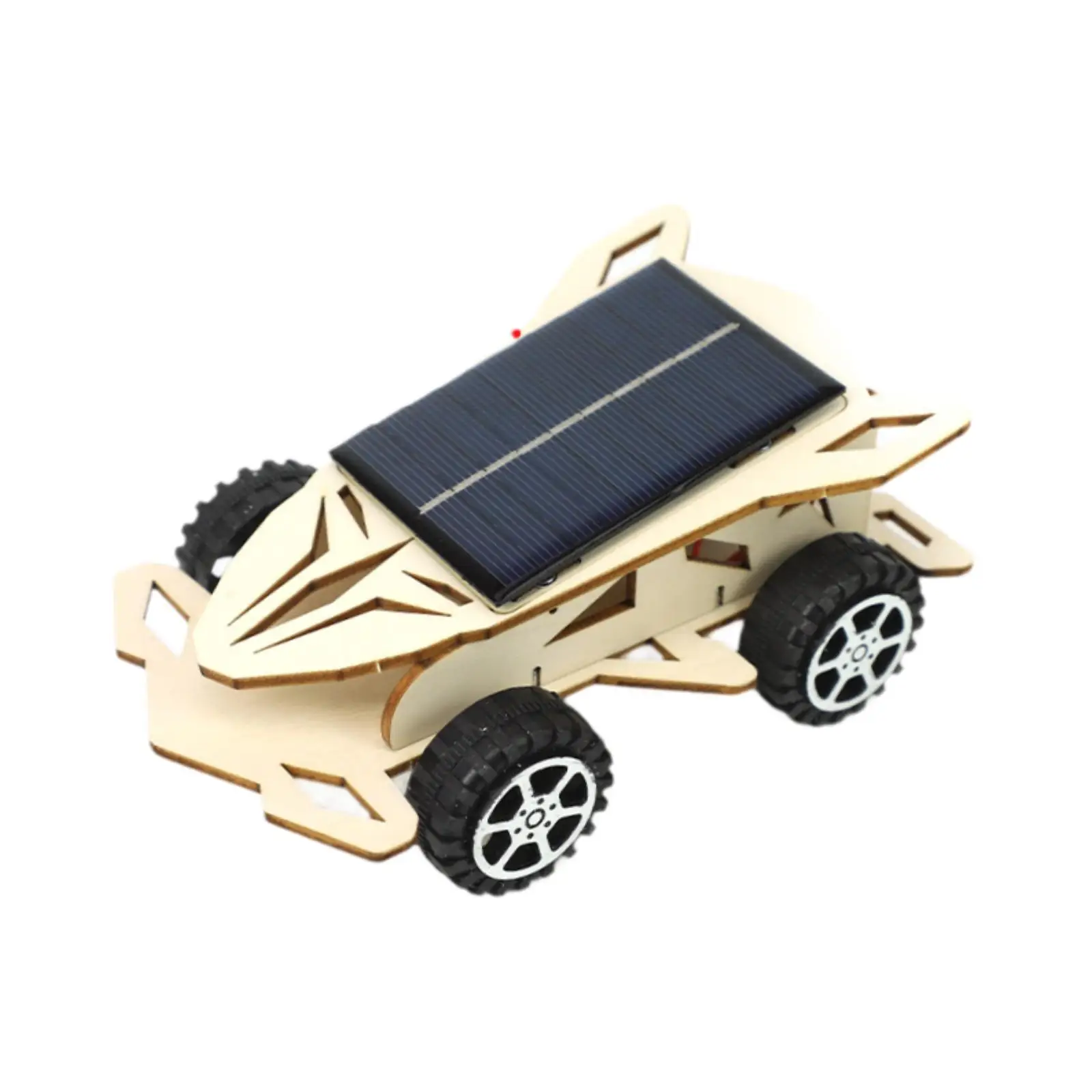 Coche de carreras Solar, juguete, experimento físico, enseñanza en el aula, ensamblaje, rompecabezas 3D - imagen 3