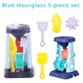 5pcs Blue Hourglass