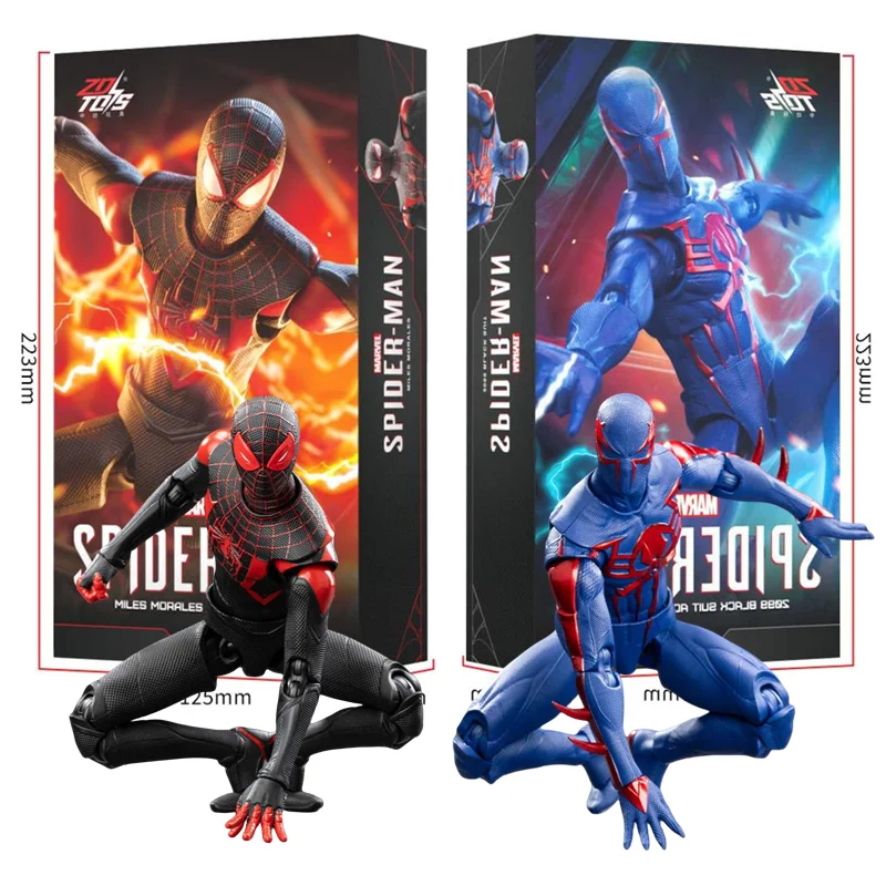 Figura de acción Spider-Man Miles Morales traje 2099 1/10 - imagen 2