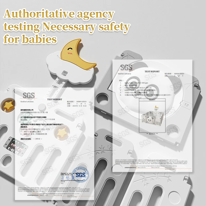 La cerca protectora interior plegable del juego de los niños de los parcos del bebé para los bebés - imagen 2