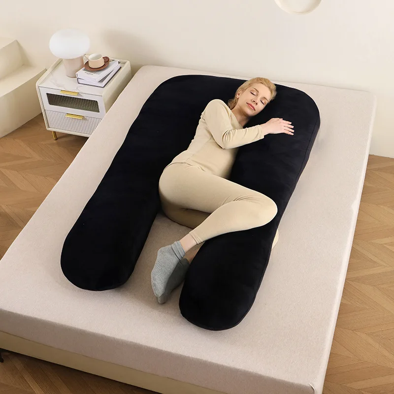 Almohada embarazo forma U – Algodón puro lavable - imagen 2