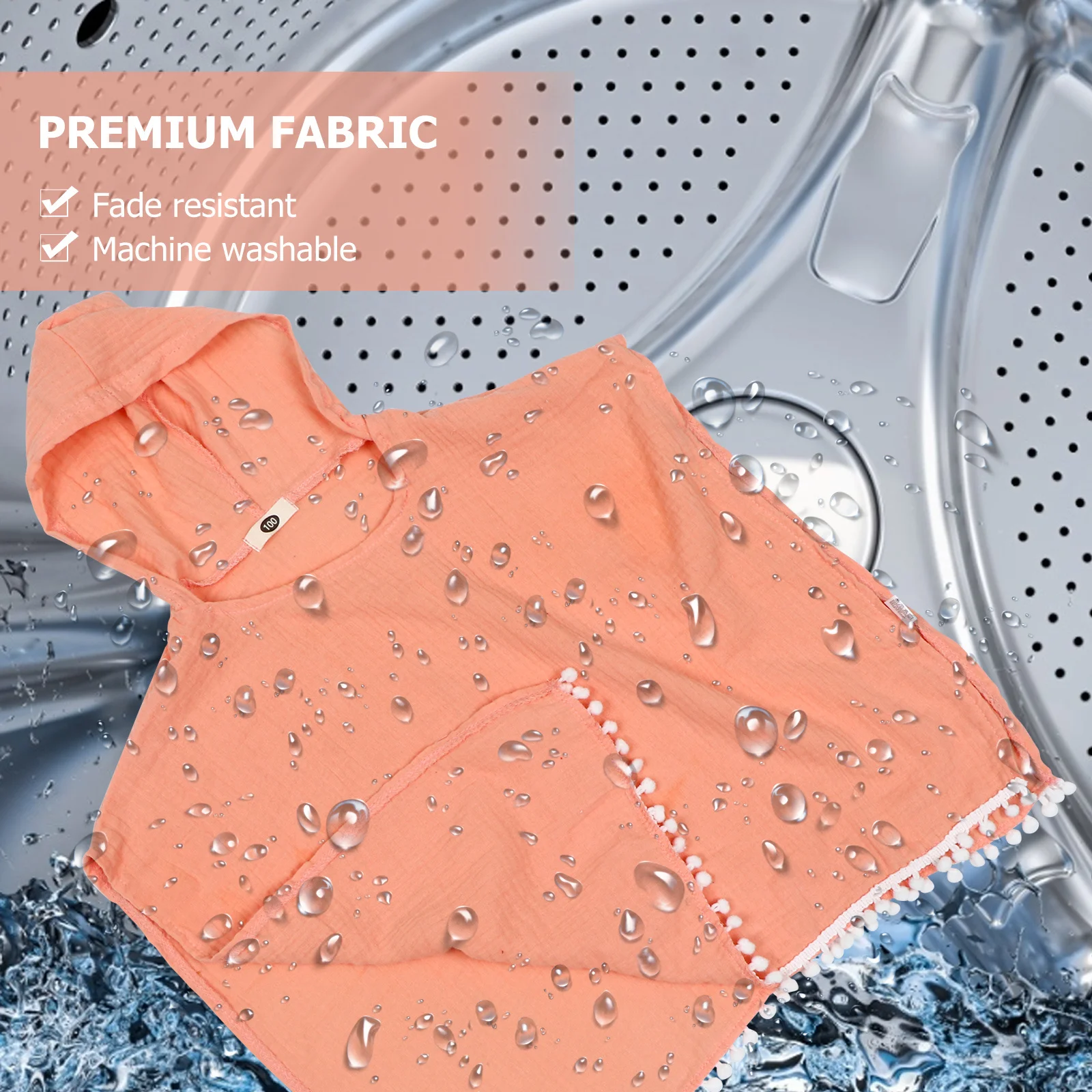 Traje de baño con capucha para niños pequeños, ropa ligera de algodón, ropa de verano para niños, ropa de playa transpirable de secado rápido con capucha para bebés