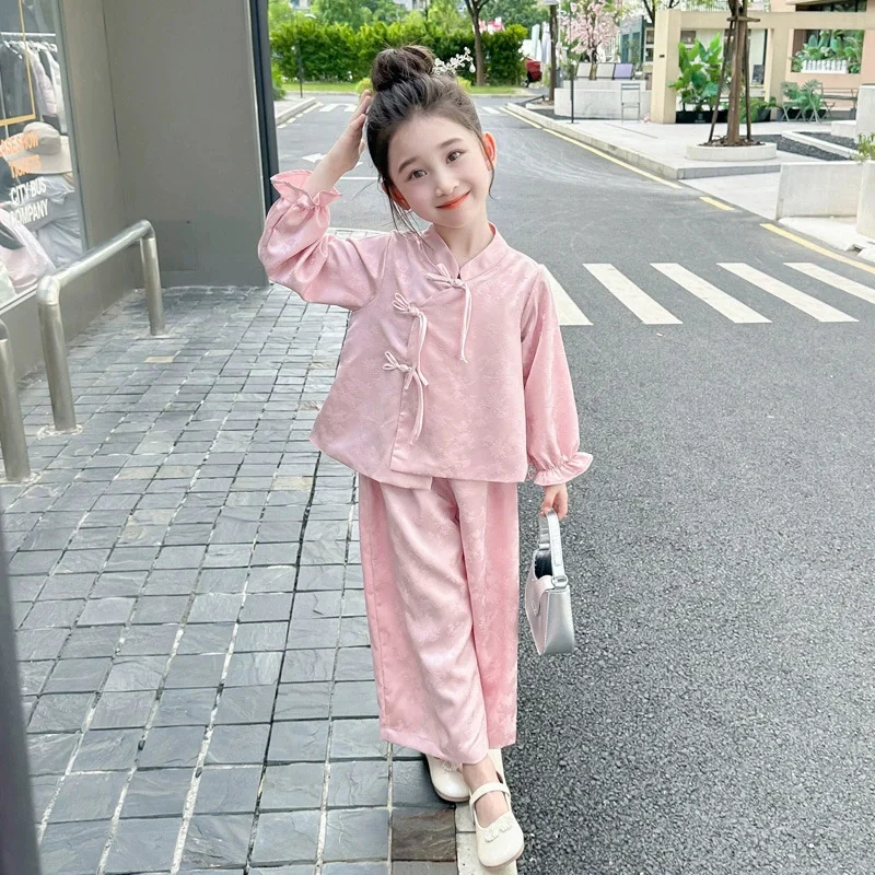 Conjunto infantil estampado primavera-otoño para niños