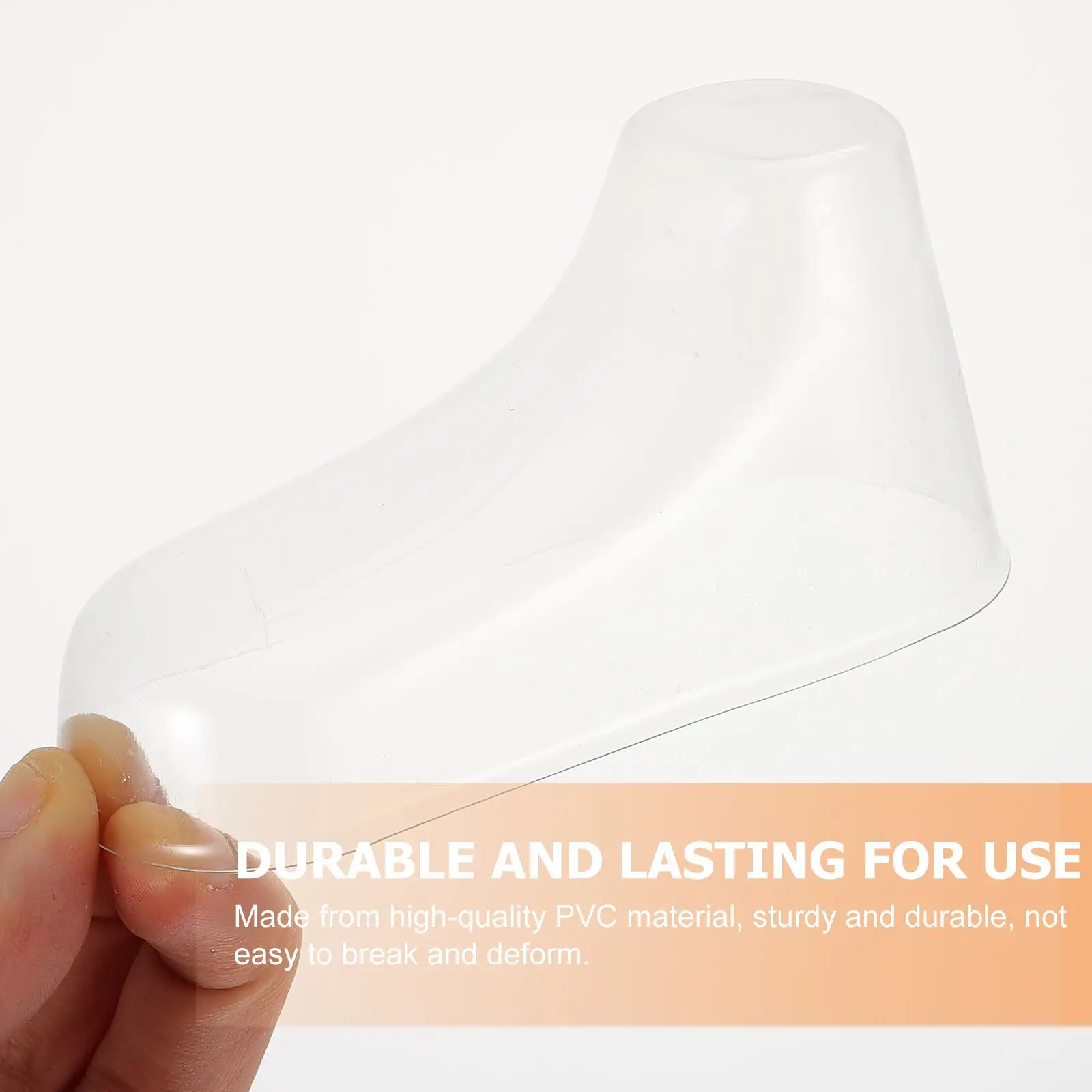 10 Uds. Modelos de pie de bebé de plástico transparente para calcetines, exhibición de zapatos, soportes ligeros y duraderos para niños pequeños de 11cm - imagen 5