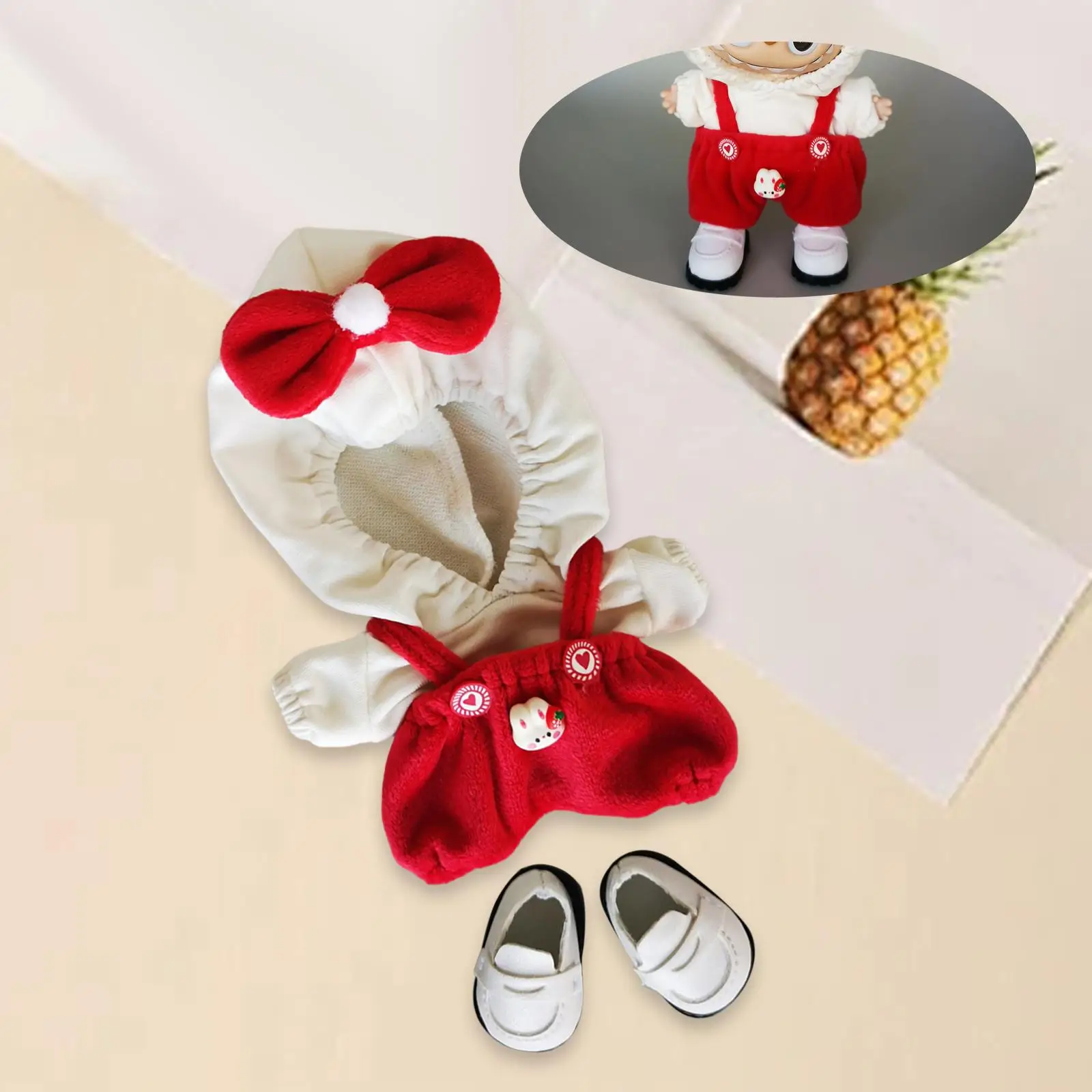 Muñeco de peluche con capucha y accesorios para niños - imagen 2