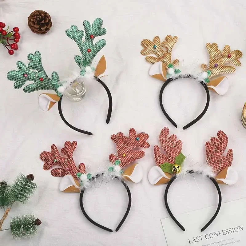 Diadema navideña para niñas y bebés - Accesorio de pelo festivo - imagen 4