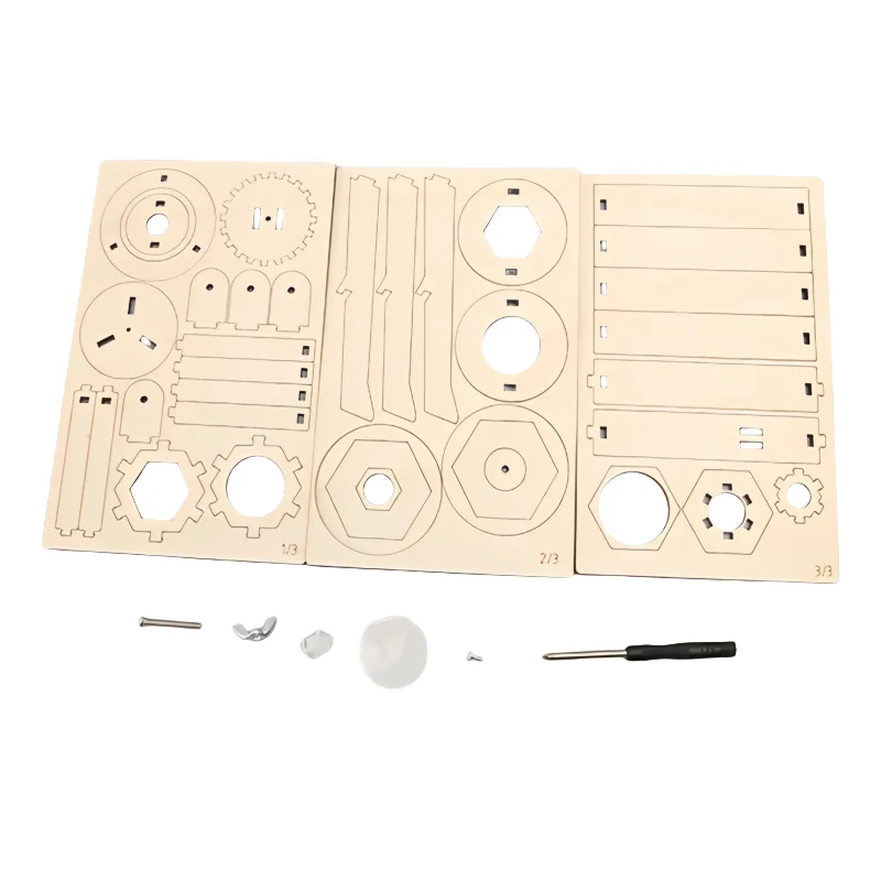 Tecnología DIY, pequeño fabricante, telescopio astronómico, modelo de juguete, juguete ensamblado a mano para niños, Material, experimento de ciencia física - imagen 5