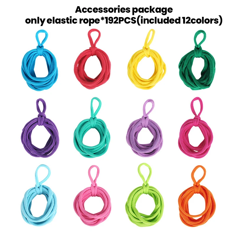 12color elastic rope