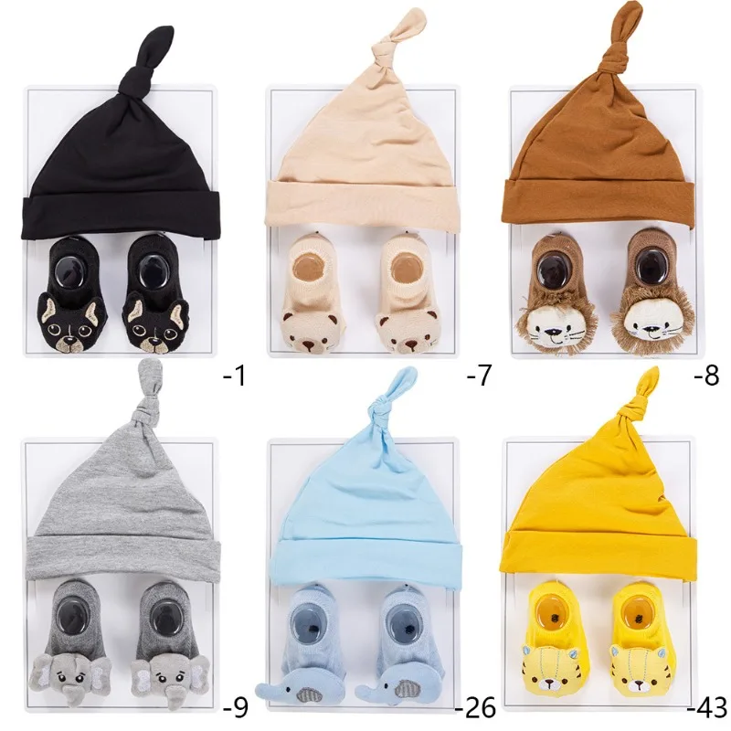 Gorro bebé con orejas de conejo algodón suave para recién nacido - imagen 3